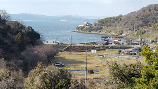 志田海岸を望む