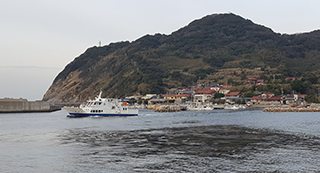 蓋井島の朝