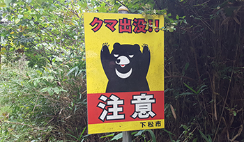 クマ出没！注意