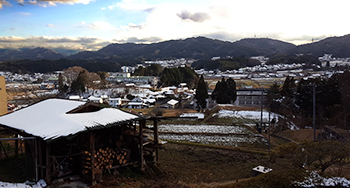 雪景色の須々万