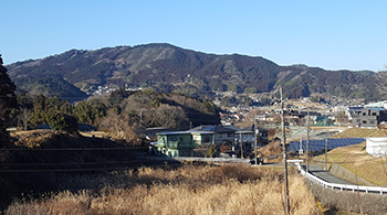 南から見た須々万盆地