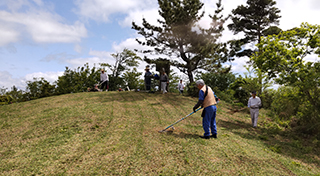 緑山登山道整備