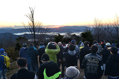 緑山からのご来光
